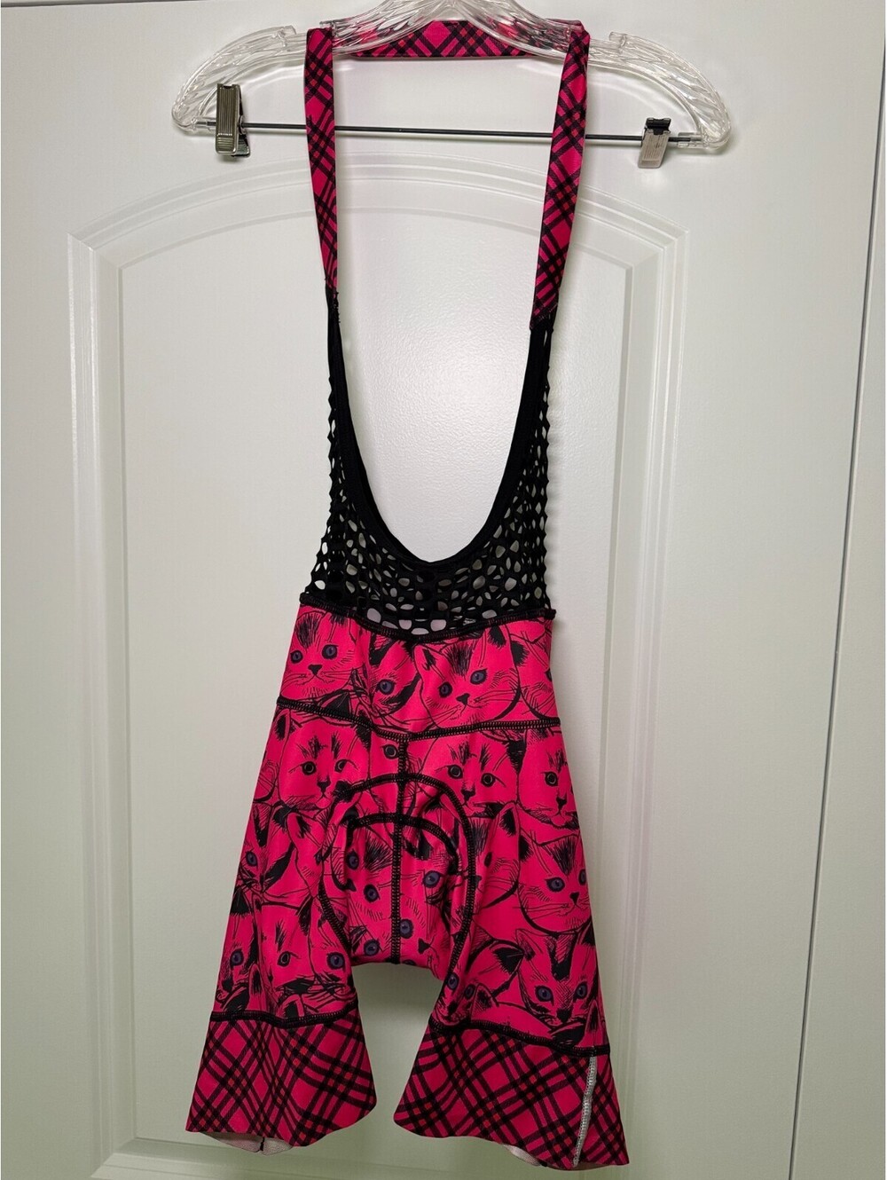 Women’s Shebeest Kitten Cycling Padded Bib Shorts Pink, (S) & Jersey (M) - Picture 6 of 9